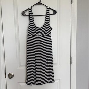 Apt. 9 Black and White Striped Dress